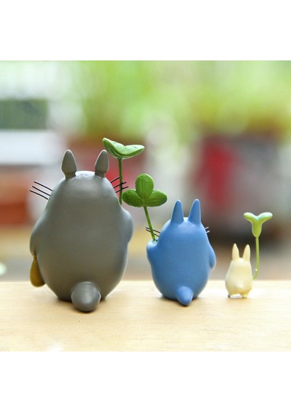Totoro Yaprak Şekil Oyuncak Miyazaki Hayao Komşum Totoro Pvc Aksiyon Figürleri Koleksiyon Modeli Çocuk Oyuncakları (Yurt Dışından) indirimleri