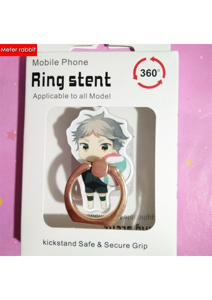 Sevimli Karikatür Anime Haikyuu Aksiyon Oyuncak Figürü Telefon Tutucu Parmak Yüzük 360 Derece Telefon Cep Telefon Braketi Çıkartmaları (Yurt Dışından) fırsatları