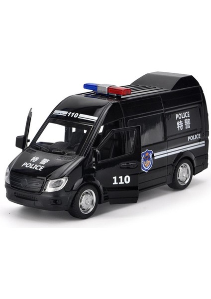 1/32 Alaşım Ambulans Polis Pres Döküm ve Oyuncak Araçlar Araba Modeli Itfaiye Kamyonu Metal Geri Çekin Ses ve Işık Araba Çocuk Oyuncakları (Yurt Dışından)