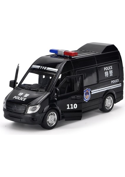 1/32 Alaşım Ambulans Polis Pres Döküm ve Oyuncak Araçlar Araba Modeli Itfaiye Kamyonu Metal Geri Çekin Ses ve Işık Araba Çocuk Oyuncakları (Yurt Dışından)