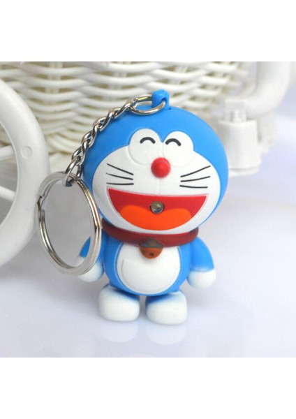 1 Adet Yeni Doraemon Figürleri Karikatür LED Doraemon Anahtarlık Flaş Ses Oyuncaklar Çocuklar Için Hediye (Yurt Dışından)