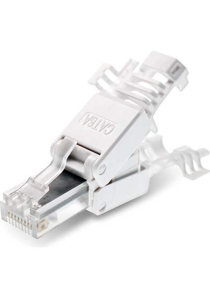 12 Ağ Fişi, Alet - CAT6A RJ45 Lan Utp Kablo Fişi Aletsiz (Yurt Dışından) indirimleri