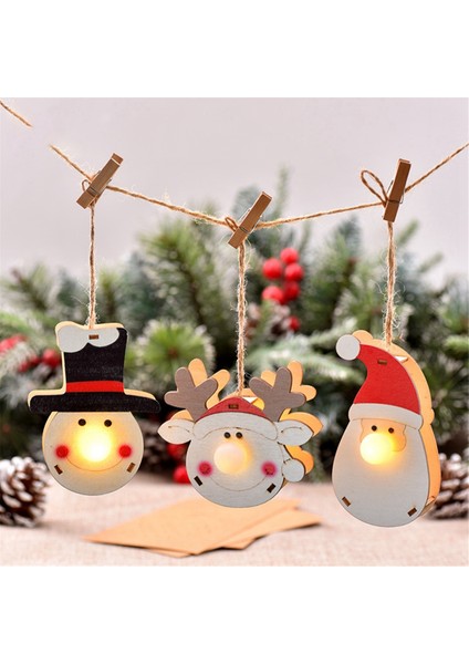 Glow Scene Decor Elk-Decor Kardan Adam-Kolye Dekoru Için Asılı Işık (Yurt Dışından) fiyatları