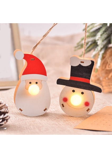 Glow Scene Decor Elk-Decor Kardan Adam-Kolye Dekoru Için Asılı Işık (Yurt Dışından) indirimleri