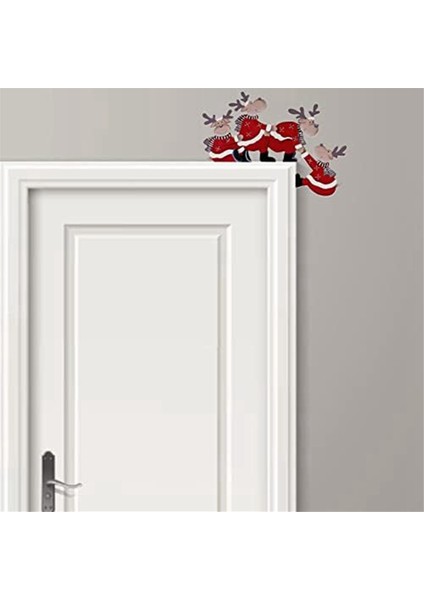 Noel Dekoru, Köklendirme Elk, Parti Için Kapı Çerçevesi Dekoru Noel Dekoru (Yurt Dışından)