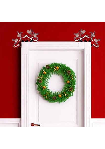 Noel Dekoru, Köklendirme Elk, Parti Için Kapı Çerçevesi Dekoru Noel Dekoru (Yurt Dışından)