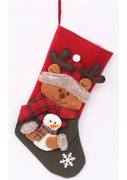 Merdiven Şömine Asılı Noel Çorap Çantası, Noel Baba (Yurt Dışından) modelleri