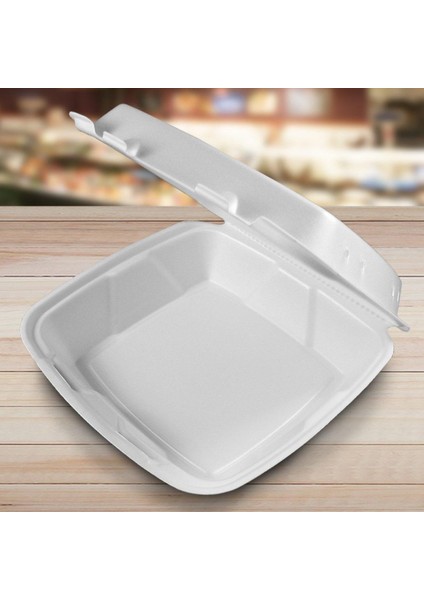 Dağyüce 36/d Tek Kullanımlık Köpük Iskender Kapaklı Kase Kutu - 23.5X15 Cm. - 20 Adetlik 3 Paket