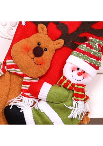 Noel Çorapları Noel Baba Elk Çorabı Xams Ağaç Süsleri (Yurt Dışından)