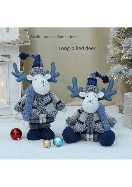 Mavi Bebek Yılbaşı Ağacı Süslemesi 25 x 46CM (Yurt Dışından) indirimleri