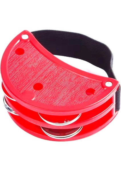 Plastik Vurmalı Tefler Yarım Ay Tef Kırmızı (Yurt Dışından)