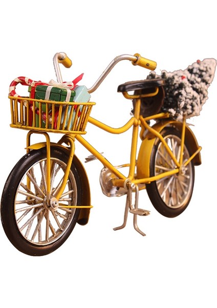 Noel Bisiklet Süsleri Teneke Pikap Modeli ve Dekorasyon Aksesuarları B (Yurt Dışından)