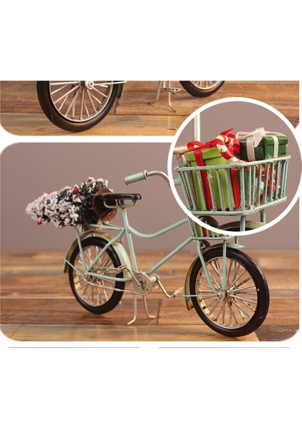 Noel Bisiklet Süsleri Teneke Pikap Modeli ve Dekorasyon Aksesuarları B (Yurt Dışından) fiyatları