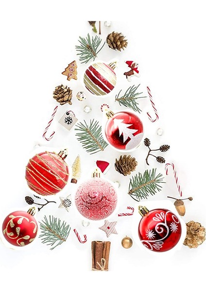 Noel Boyalı Top Seti Noel Ağacı Kolye Ev Noel Dekoru C (Yurt Dışından) indirimleri