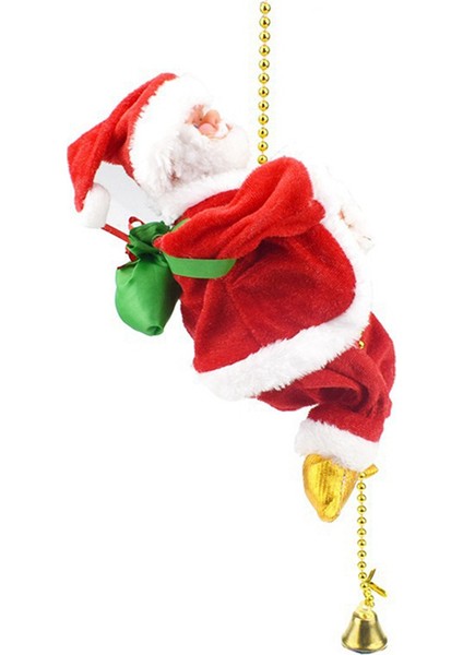 Noel Baba Windows Asılı Süsleme Için Halat Dekorasyonuna Tırmanıyor (Yurt Dışından)