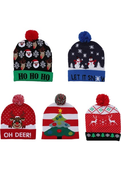 Renkli Parlayan Örgü Şapkalar Bere Hafif Örgü Şapka Yaşlı (Yurt Dışından) fiyatları