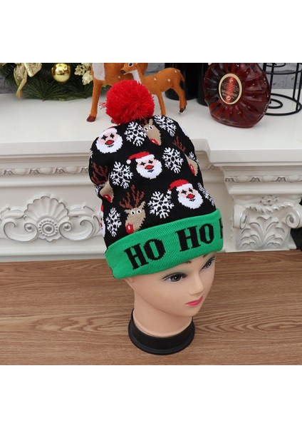 Renkli Parlayan Örgü Şapkalar Bere Hafif Örgü Şapka Yaşlı (Yurt Dışından) fırsatları