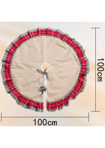 Fırfırlı Kenar Noel Ağacı Etek Noel Süslemeleri (Yurt Dışından) indirimleri