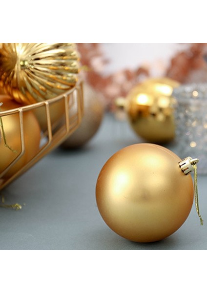 34 Adet Yılbaşı Ağacı Top Setleri 6cm Noel Süslemeleri (Altın) (Yurt Dışından) indirimleri