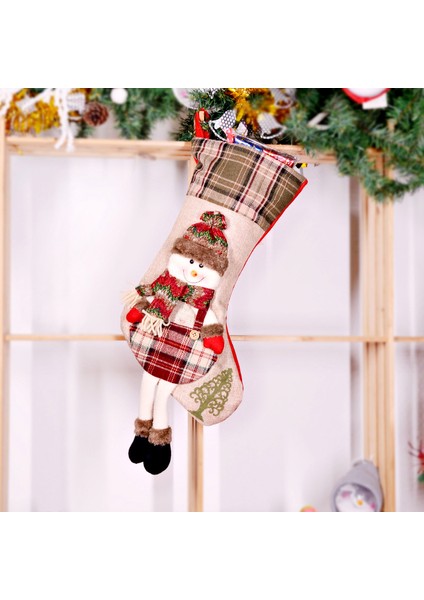 Noel Çorap Süslemeleri Çorap Kolye Şeker Çanta Kardan Adam (Yurt Dışından) fiyatları