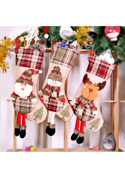 Noel Çorap Süslemeleri Çorap Kolye Şeker Çanta Kardan Adam (Yurt Dışından) fırsatları