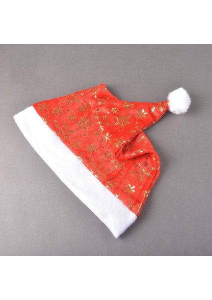 Noel Partisi Için Noel Altın Kadife Şapka, 12 Adet/set Altın (Yurt Dışından) modelleri