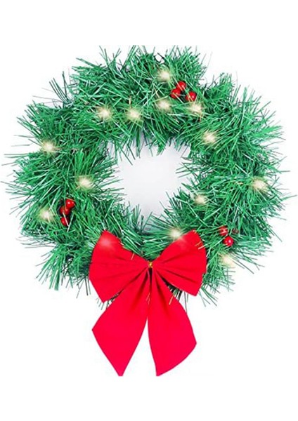 Işıklı Noel Dekor Çelengi, Arabaya, Kamyona, Kapı Süslemesine Uygun (Yurt Dışından) fiyatları