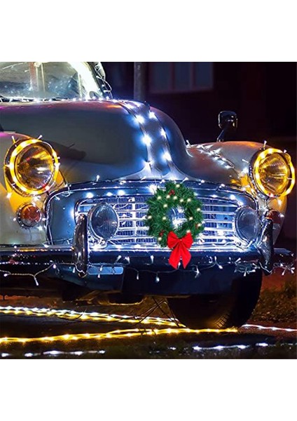 Işıklı Noel Dekor Çelengi, Arabaya, Kamyona, Kapı Süslemesine Uygun (Yurt Dışından) modelleri