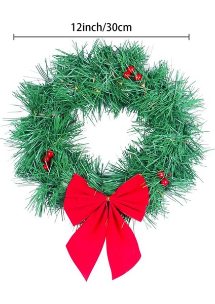 Işıklı Noel Dekor Çelengi, Arabaya, Kamyona, Kapı Süslemesine Uygun (Yurt Dışından) indirimleri