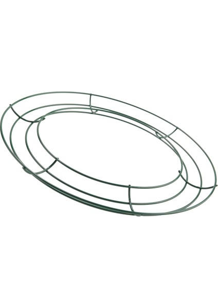 Parça Koyu Yeşil Tel Çelenk Yüzük Tel Çelenk Çerçevesi (Yurt Dışından)