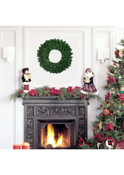 Noel Dekorasyonu Için 1 Adet 30CM Yapay Çam Çelengi Garland (Yurt Dışından)