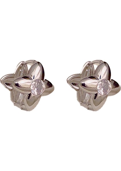 Küçük Moda Temperament Basit Çiçek Zirkonya Küpeler (Yurt Dışından) fiyatları