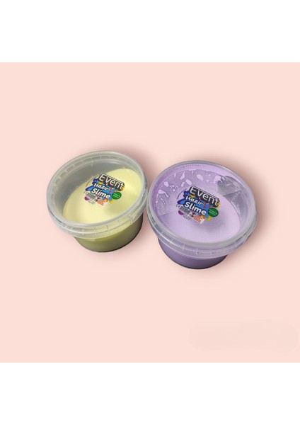 Hazır Slime Event Oyun Hamuru Ele Yapışmaz 180 Gram Hazır Oyun Hamuru Slime Oyun 2 Adet