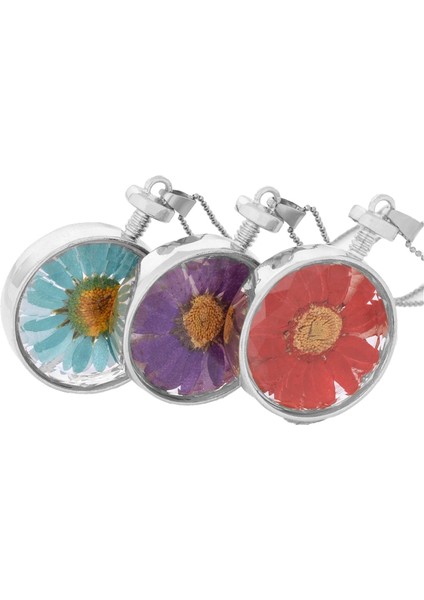 Yuvarlak Cam Gün Sıcak Papatya Kurutulmuş Çiçek Eau De Parfum Kolye (Yurt Dışından) indirimleri