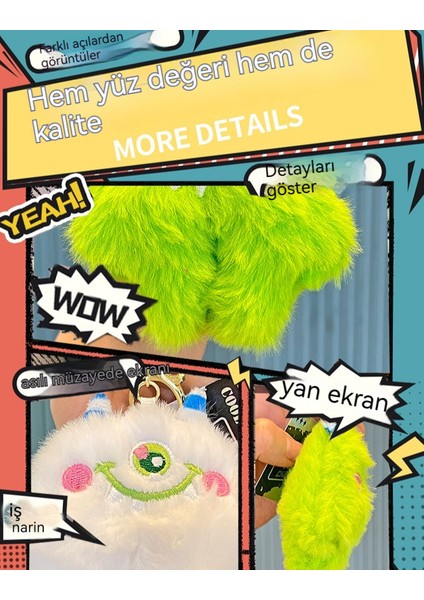 Tek Gözlü Küçük Canavar Peluş Anahtarlık Bebek (Yurt Dışından) fırsatları