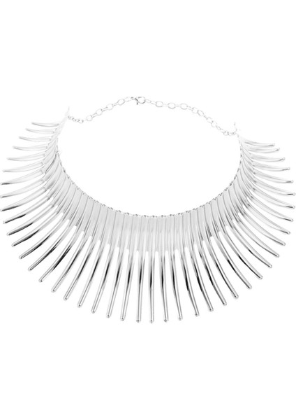 Moda Kadın Bildirimi Önlük Kolye Metal Püskül Gerdanlık Kolye (Yurt Dışından) fiyatları