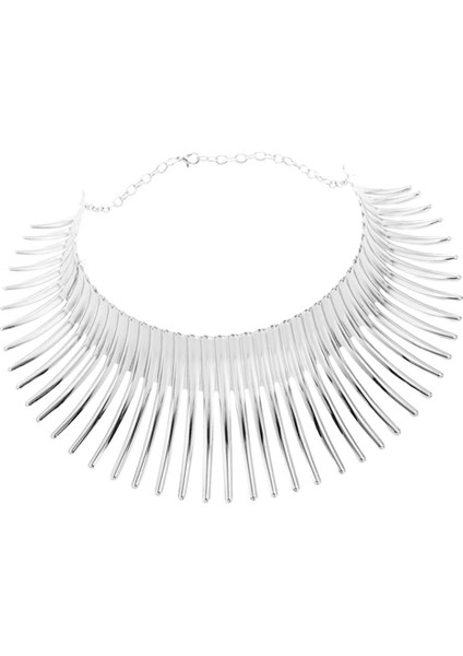 Moda Kadın Bildirimi Önlük Kolye Metal Püskül Gerdanlık Kolye (Yurt Dışından) modelleri