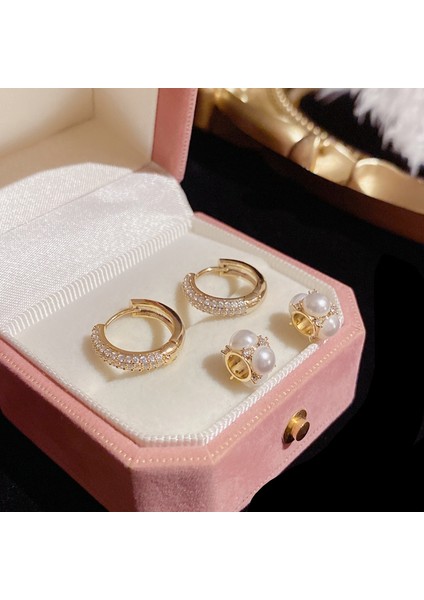 Zirkonya Inci Küpeler, Narin ve Çok Yönlü Küpeler (Yurt Dışından) fiyatları