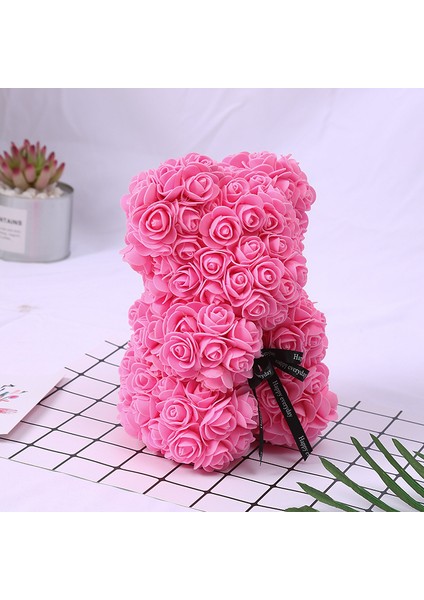 Sevgililer Günü Gift Creative 25CM Rose Bear Hugging Bear (Yurt Dışından)