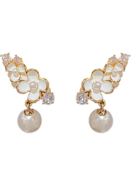 Yüz Çiçek Inci Küpeler, Moda Tatlı Küpeler (Yurt Dışından) fiyatları