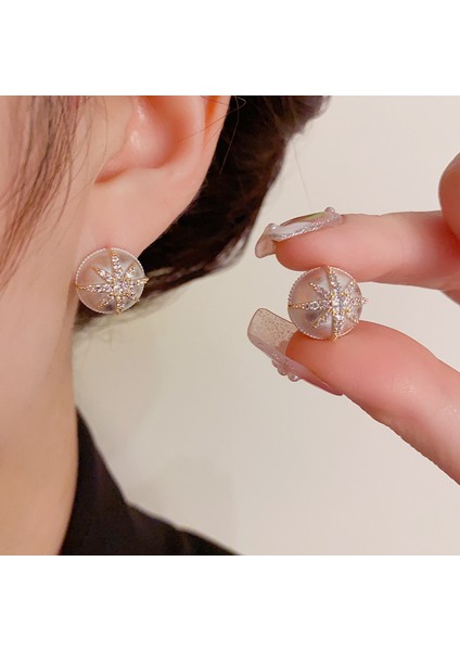 Küçük Moda Yuvarlak Saplama Küpeler, Günlük Banliyö Küpeleri (Yurt Dışından) modelleri