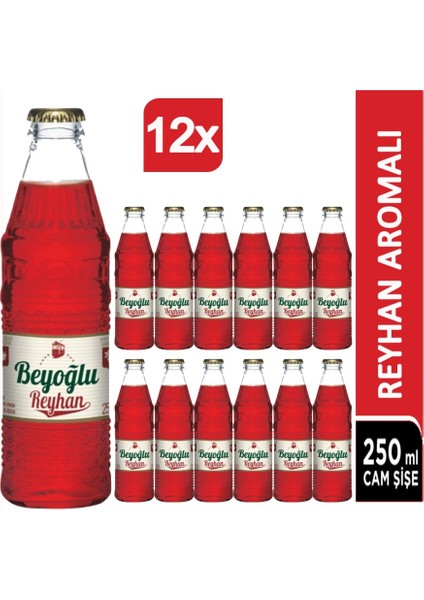 Reyhan Aromalı Gazoz 12 x 250 ml