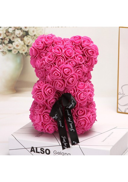 Sevgililer Günü Gift Creative 25CM Rose Bear Hugging Bear (Yurt Dışından)