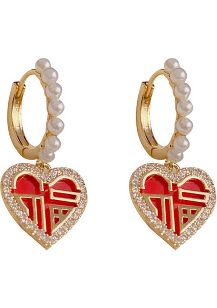 Yılbaşında Takabileceğiniz Şık ve Şenlikli Kalp Küpeler (Yurt Dışından)