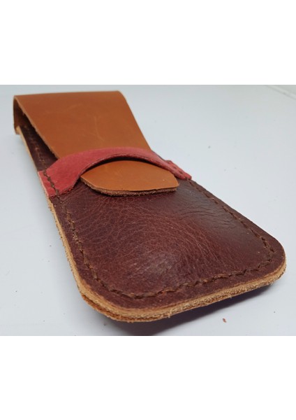 Gerçek Deri Özel Kalemleriniz Için Kalemlik 2 x 3 Kalem Için 27 cm 6 H0704