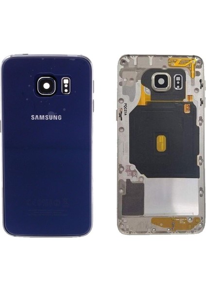 Samsung Galaxy S6 Edge Kasa Kapak SM-925F- Mavi