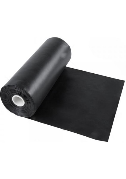 Çilek Mulch Naylonu 50 cm x 1000 Metre Siyah Taban Örtüsü Pidok Çilek Mulch 30 Micron Uv Li Sebze Naylonu