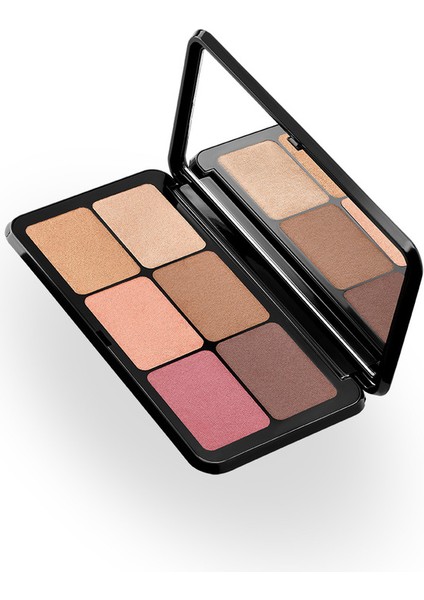 Allık - Irresıstıble Total Look Face Powder Palette - 02 Medium-Dark
