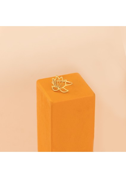 925 Ayar Gümüş Lotus Çiçeği Yüzük