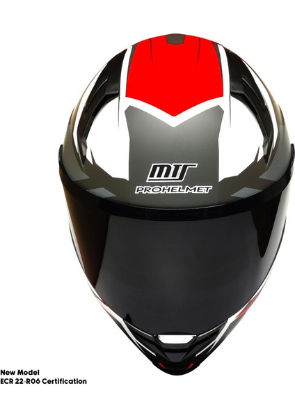 Motosiklet Kask Ece 22.R06 Sertifikalı Güneş Vizörlü Fiber Kask Full Face Motor Kaskı Yeni Sezon Twister